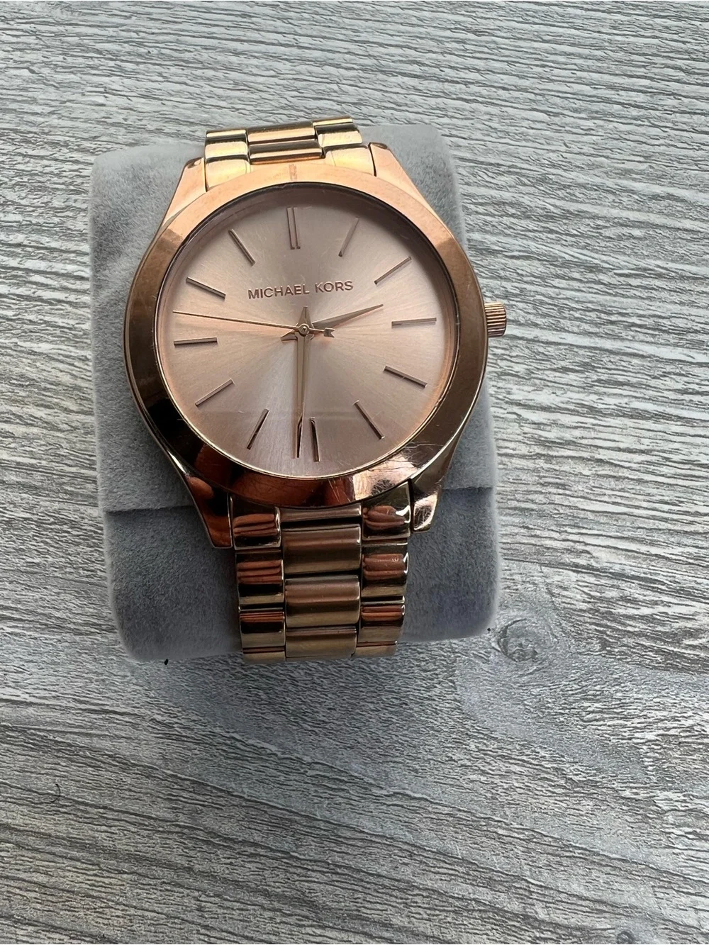 Michael Kors Men's Rose Gold Tone Stainless Bracelet Watch